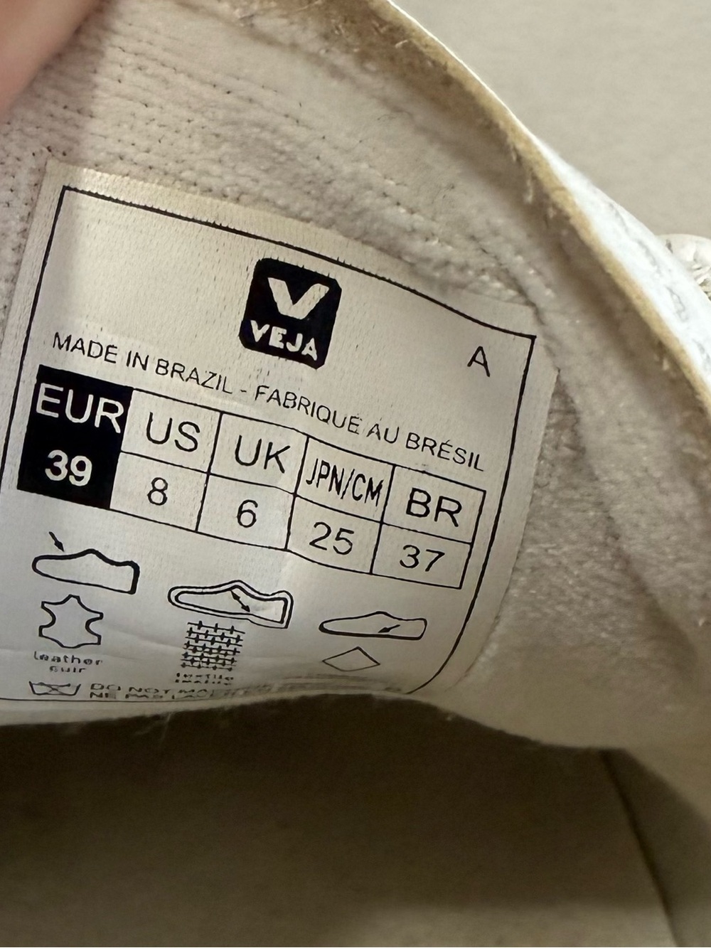 VEJA Campo Leather Sneakers White Pink & Lime Green Women’s US 8 EU 39 - Picture 3 of 8